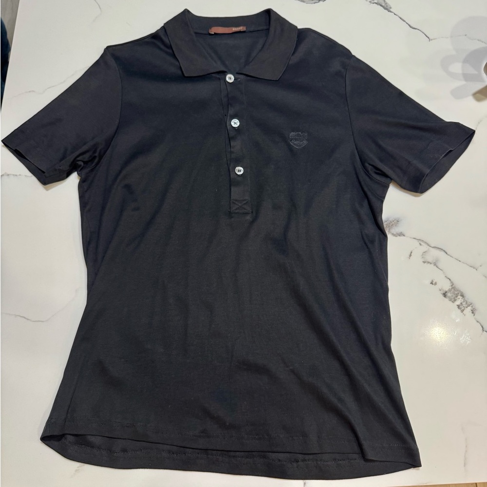 Bally Size 42 (M) Polo Short Sleeve Shirt